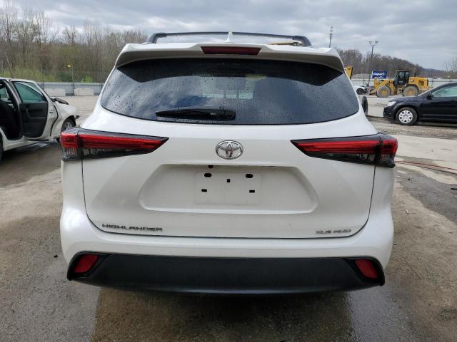 5TDHZRBH0MS124160 - 2021 TOYOTA HIGHLANDER XLE 白色 照片 6