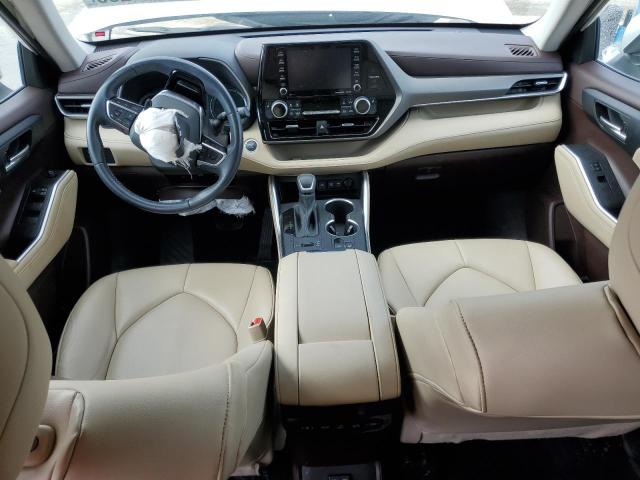 5TDHZRBH0MS124160 - 2021 TOYOTA HIGHLANDER XLE 白色 照片 8