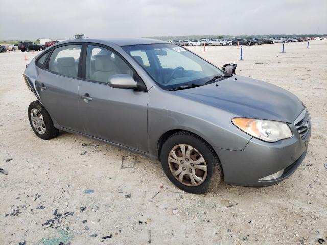 KMHDU4AD4AU131937 - 2010 HYUNDAI ELANTRA BLUE GRAY photo 4