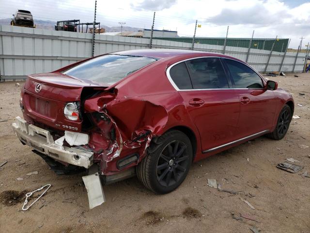 JTHCH96S860009619 - 2006 LEXUS GS 300 BURGUNDY photo 3