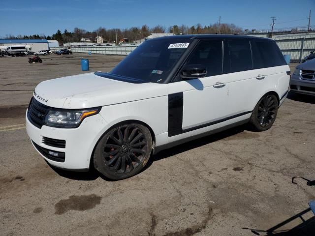 SALGV2EF2GA254184 - 2016 LAND ROVER RANGE ROVE AUTOBIOGRAPHY WHITE photo 1