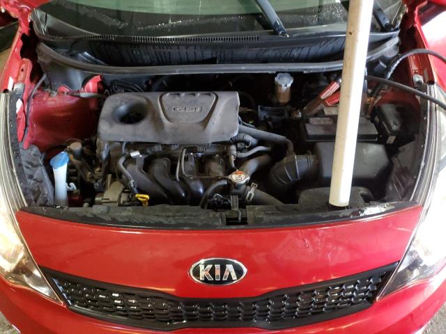 KNADM4A30H6061439 - 2017 KIA RIO LX RED photo 11