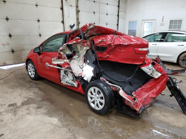 KNADM4A30H6061439 - 2017 KIA RIO LX RED photo 2