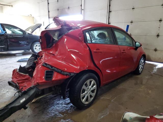 KNADM4A30H6061439 - 2017 KIA RIO LX RED photo 3