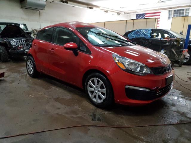 KNADM4A30H6061439 - 2017 KIA RIO LX RED photo 4