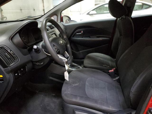 KNADM4A30H6061439 - 2017 KIA RIO LX RED photo 7