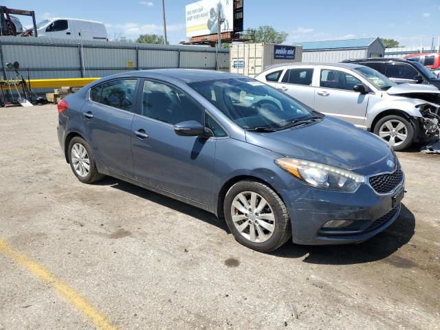 KNAFX4A86E5116294 - 2014 KIA FORTE EX GRAY photo 4