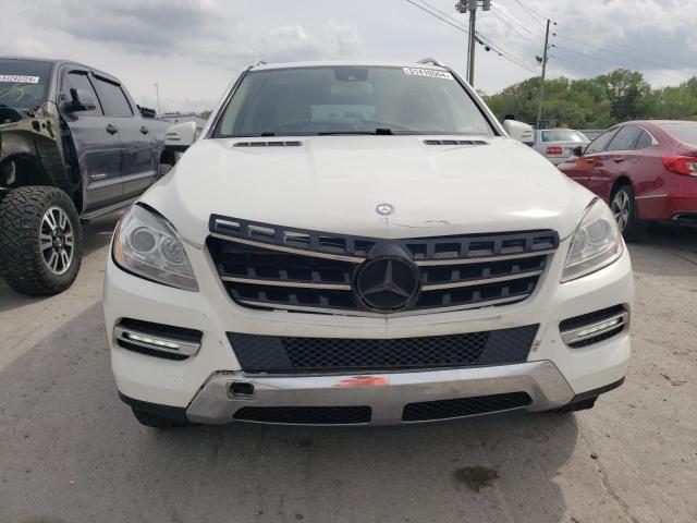 4JGDA5HB5CA084666 - 2012 MERCEDES-BENZ ML 350 4MATIC WHITE photo 5