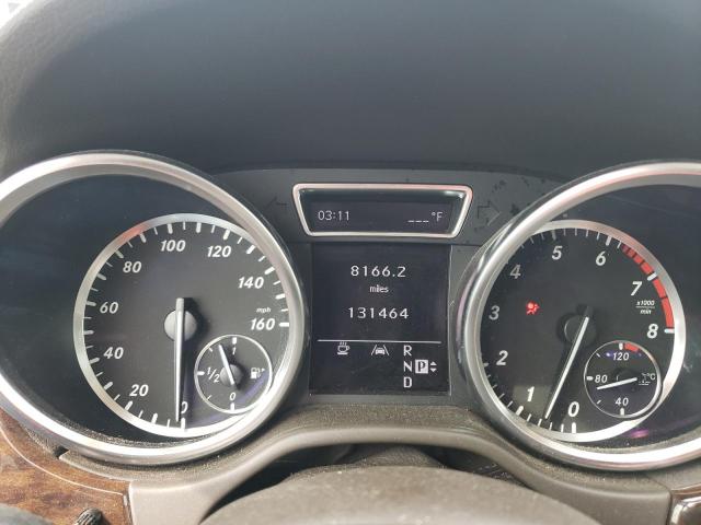 4JGDA5HB5CA084666 - 2012 MERCEDES-BENZ ML 350 4MATIC WHITE photo 9