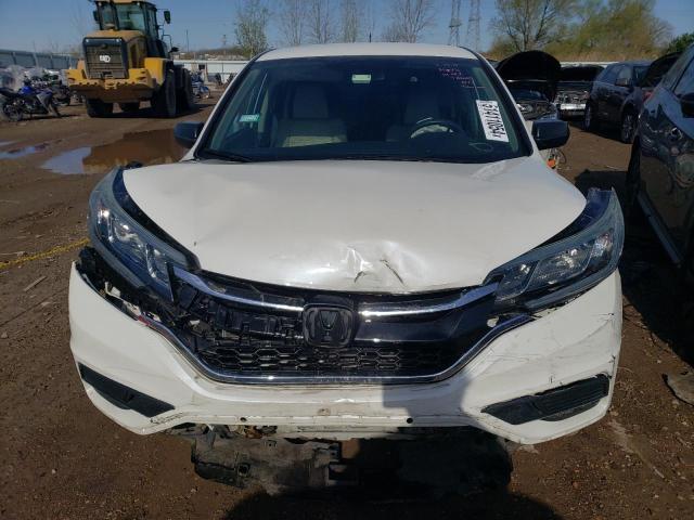 5J6RM4H34FL004622 - 2015 HONDA CR-V LX WHITE photo 5