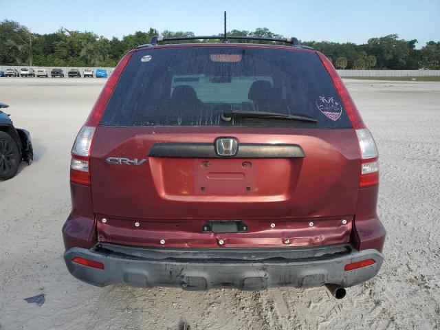 JHLRE38347C017582 - 2007 HONDA CR-V LX MAROON photo 6