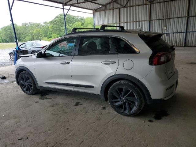 KNDCC3LC4K5257373 - 2019 KIA NIRO EX SILVER photo 2