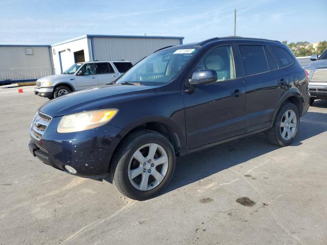 5NMSH13E27H023241 - 2007 HYUNDAI SANTA FE SE BLUE photo 1