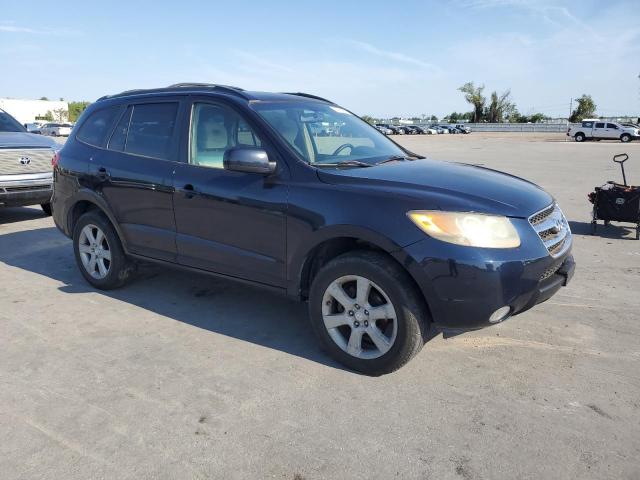 5NMSH13E27H023241 - 2007 HYUNDAI SANTA FE SE BLUE photo 4