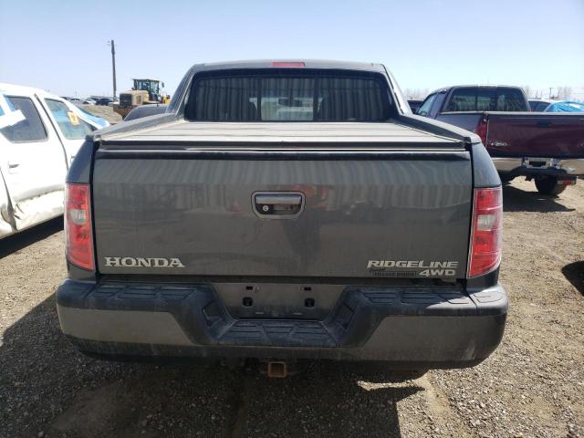 5FPYK1F56AB503080 - 2010 HONDA RIDGELINE RTL GRAY photo 6