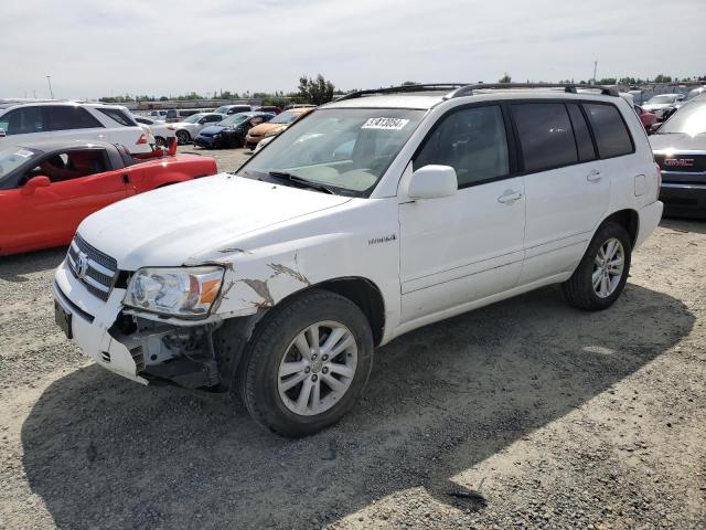 JTEDW21A960008864 - 2006 TOYOTA HIGHLANDER HYBRID WHITE photo 1