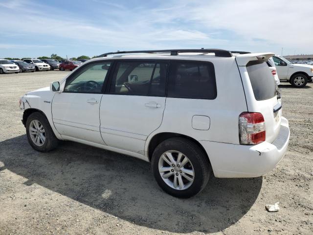 JTEDW21A960008864 - 2006 TOYOTA HIGHLANDER HYBRID WHITE photo 2