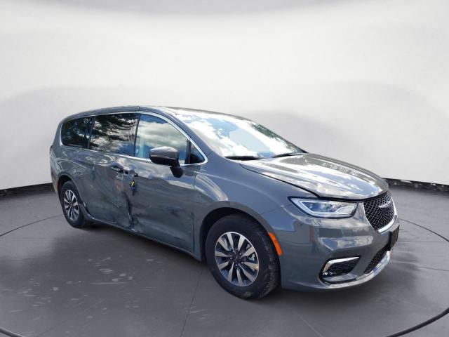 2C4RC1L76PR522953 - 2023 CHRYSLER PACIFICA HYBRID TOURING L GRAY photo 4