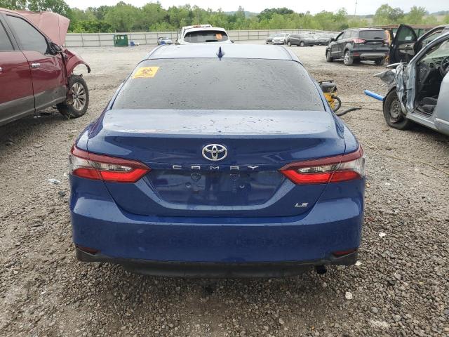 4T1C11AK7PU187817 - 2023 TOYOTA CAMRY LE BLUE photo 6