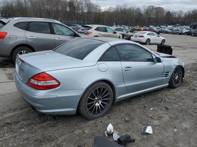 WDBSK71F17F127571 - 2007 MERCEDES-BENZ SL 550 BLUE photo 3