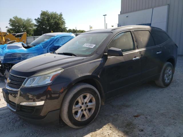 1GNKRFED2HJ156633 - 2017 CHEVROLET TRAVERSE LS CHARCOAL photo 1