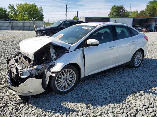 1FADP3J25EL435980 - 2014 FORD FOCUS TITANIUM WHITE photo 1