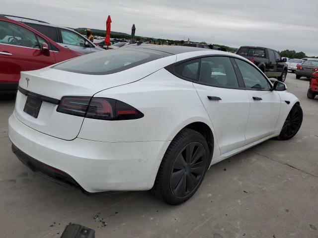 5YJSA1E50NF487953 - 2022 TESLA MODEL S 白色 照片 3