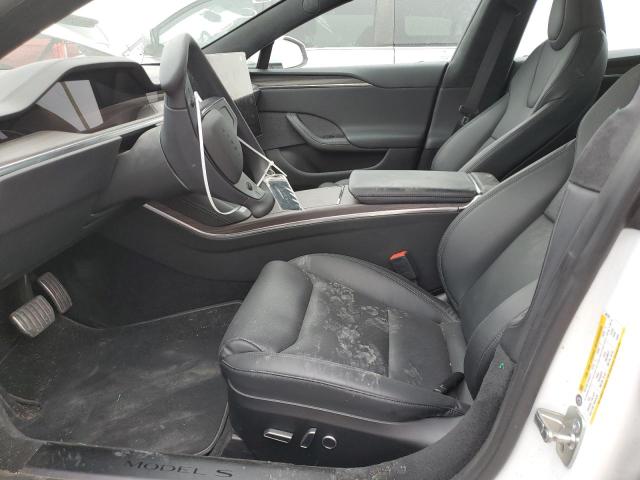 5YJSA1E50NF487953 - 2022 TESLA MODEL S 白色 照片 7
