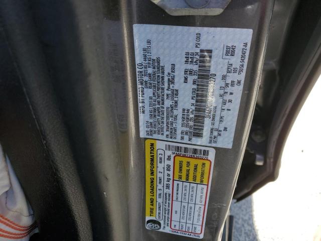 3FA6P0H72ER303270 - 2014 FORD FUSION SE SILVER photo 12