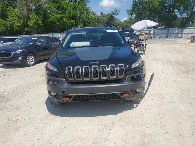 1C4PJMBBXHW517252 - 2017 JEEP CHEROKEE TRAILHAWK BLACK photo 5