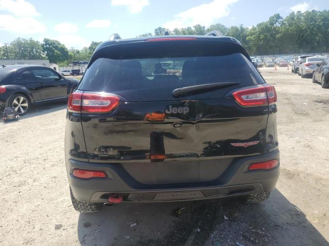1C4PJMBBXHW517252 - 2017 JEEP CHEROKEE TRAILHAWK BLACK photo 6