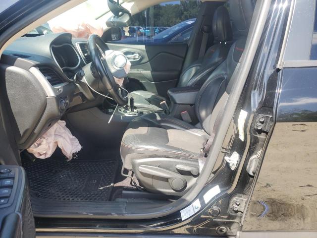 1C4PJMBBXHW517252 - 2017 JEEP CHEROKEE TRAILHAWK BLACK photo 7