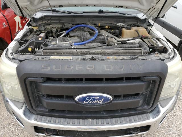 1FD0W5GT1BEB26879 - 2011 FORD F550 SUPER DUTY WHITE photo 11