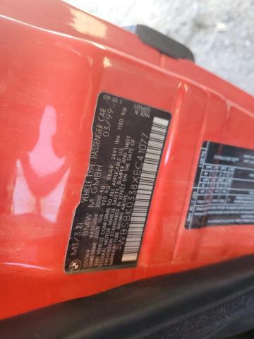 WBSBK0338XEC41077 - 1999 BMW M3 AUTOMATIC RED photo 12