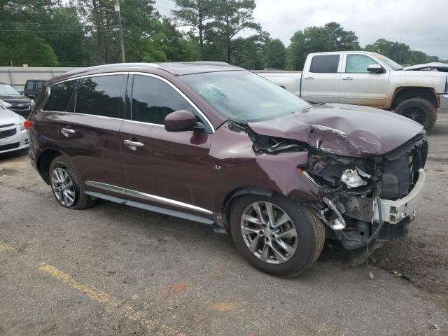 5N1AL0MN4FC508122 - 2015 INFINITI QX60 BURGUNDY photo 4