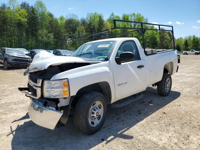 1GC0CVCG1DF196336 - 2013 CHEVROLET SILVERADO C2500 HEAVY DUTY WHITE photo 1