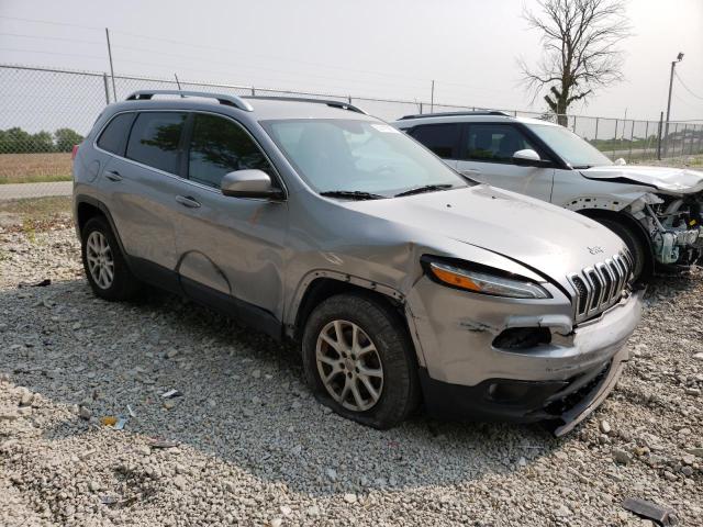 1C4PJLCS7EW102863 - 2014 JEEP CHEROKEE LATITUDE GRAY photo 4