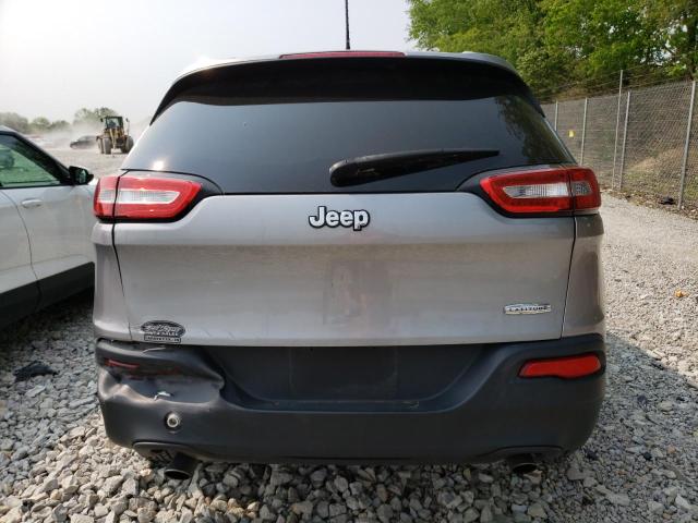 1C4PJLCS7EW102863 - 2014 JEEP CHEROKEE LATITUDE GRAY photo 6