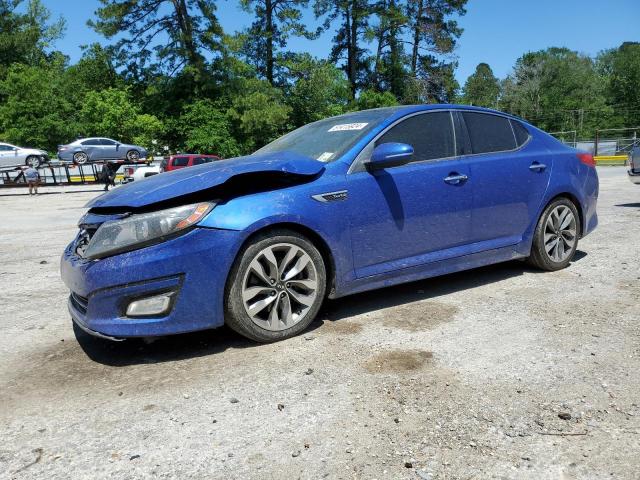 5XXGR4A61EG312347 - 2014 KIA OPTIMA SX BLUE photo 1