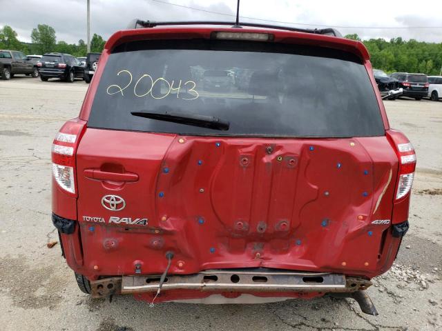 2T3BF33VX9W002962 - 2009 TOYOTA RAV4 RED photo 6