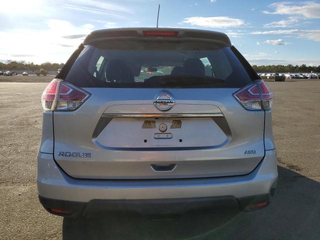 KNMAT2MV3FP530783 - 2015 NISSAN ROGUE S SILVER photo 6