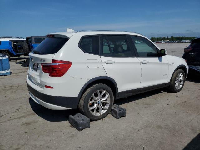 5UXWX7C54BL733402 - 2011 BMW X3 XDRIVE35I WHITE photo 3