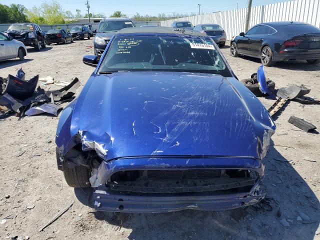 1ZVBP8EM0E5226819 - 2014 FORD MUSTANG BLUE photo 5