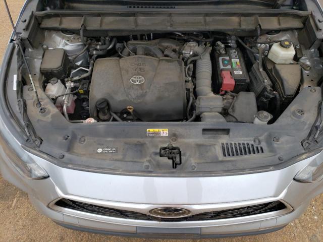 5TDGZRAHXLS000330 - 2020 TOYOTA HIGHLANDER XLE SILVER photo 12