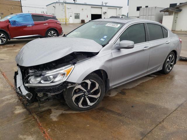 1HGCR2F87GA079331 - 2016 HONDA ACCORD EXL SILVER photo 1
