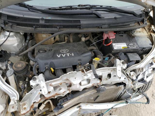 JTDBT923471085344 - 2007 TOYOTA YARIS SILVER photo 11