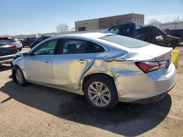 1G1ZD5ST1LF103356 - 2020 CHEVROLET MALIBU LT SILVER photo 2