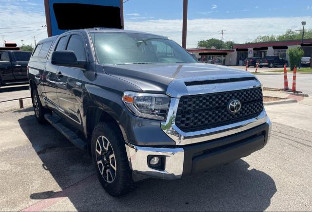 5TFUY5F11KX789132 - 2019 TOYOTA TUNDRA DOUBLE CAB SR/SR5 GRAY photo 1