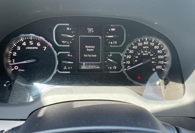 5TFUY5F11KX789132 - 2019 TOYOTA TUNDRA DOUBLE CAB SR/SR5 GRAY photo 8