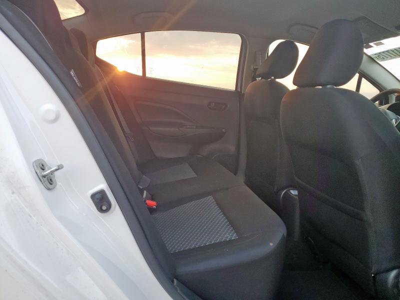 3N1CN8DV0PL821151 - 2023 NISSAN VERSA S WHITE photo 10